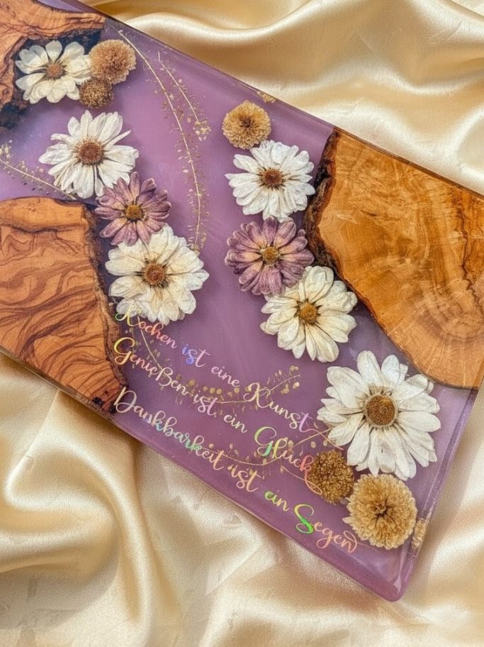 Getrocknetes Olivenholz