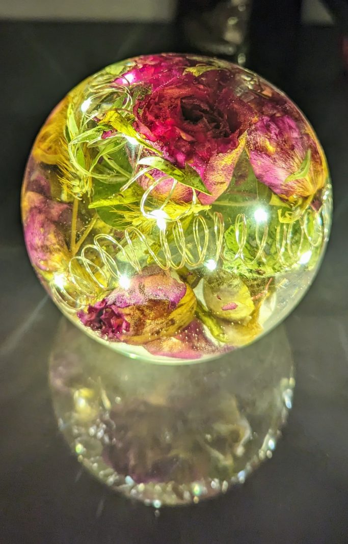 Eingearbeitete LED Lichterkette